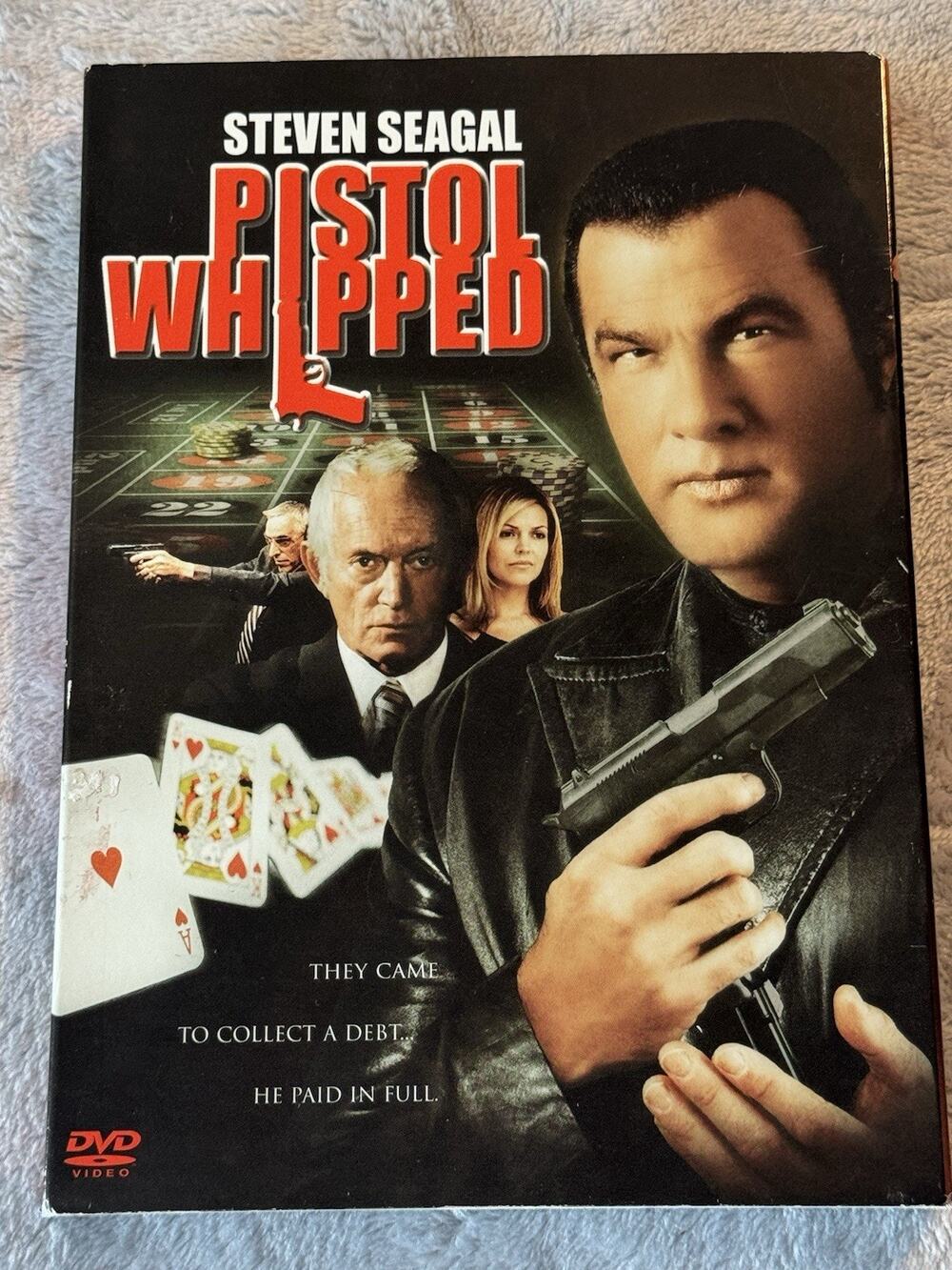 Pistol Whipped (DVD, 2007) Stephen Seagal, Slipcase Cops Gambling Action Used